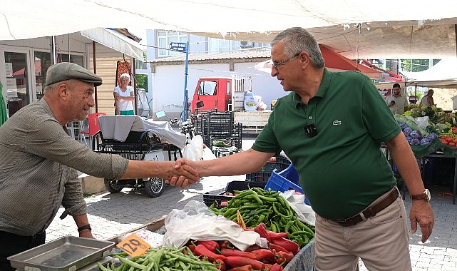 Başkan Topaloğlu'nun pazar esnafına ziyareti – GÜNDEM