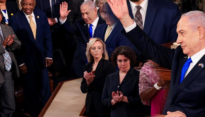 Netanyahu ABD'de ayakta alkışlandı!  İlk tepki Türkiye'den geldi