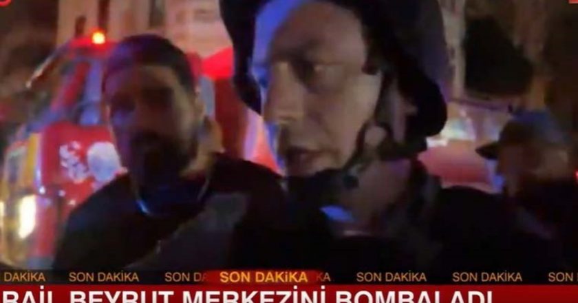 'Türkiye' tepkisinin ardından: Beyrut'ta TV100 ekibine canlı saldırı! – Türkiye'den son dakika haberleri